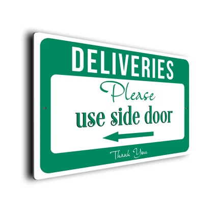 Please use the Side Door Sign
