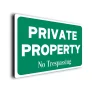 Private Property No Trespassing Sign