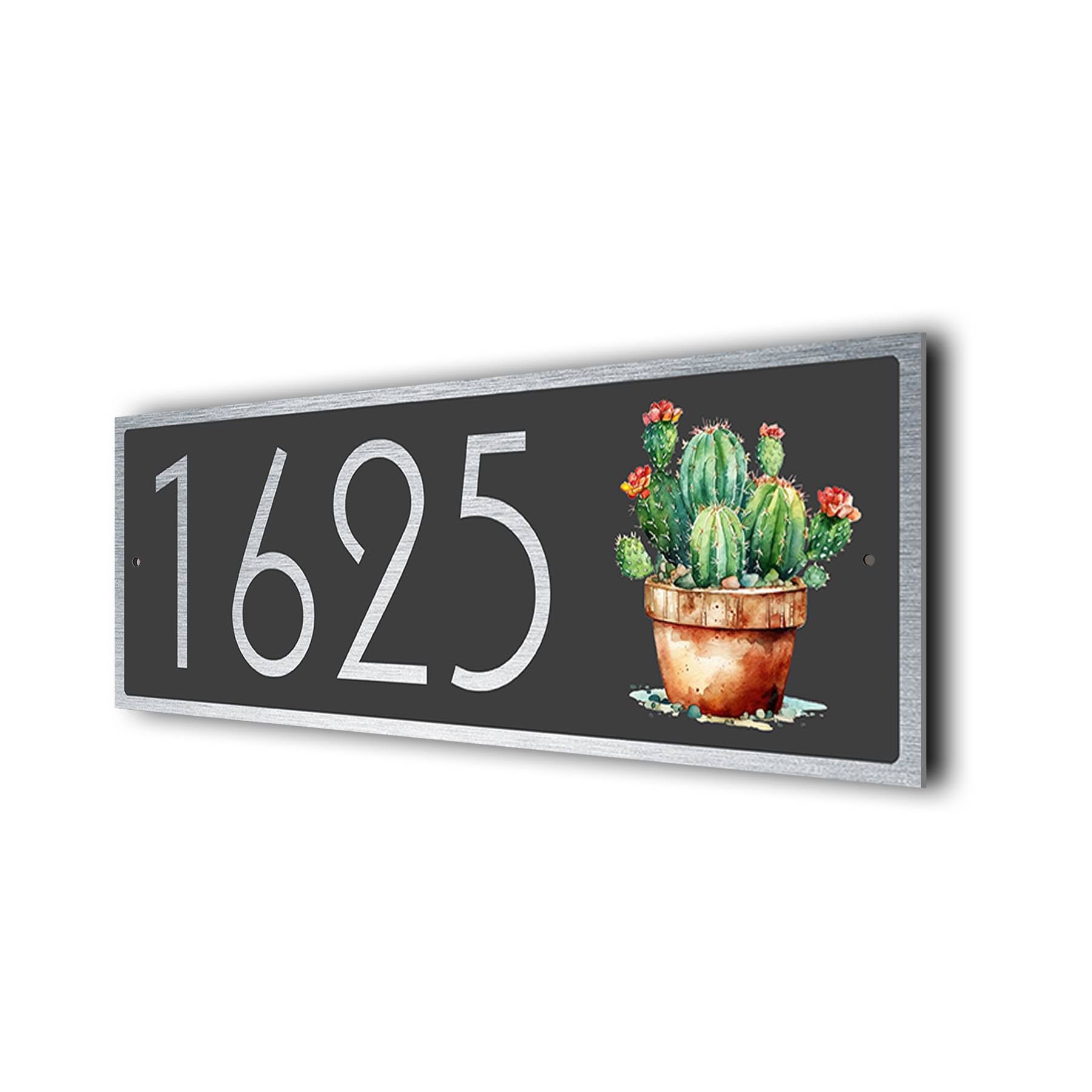 Cactus Address Sign