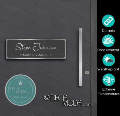 Custom Modern Door Name Sign -s