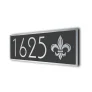 Fleur De Lis Address Sign