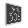 Custom Hummingbird House Number Sign
