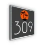 Custom Palm Tree House Number Sign
