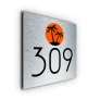 Custom Palm Tree House Number Sign