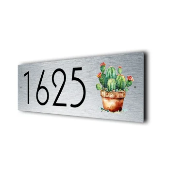 Cactus Address Sign