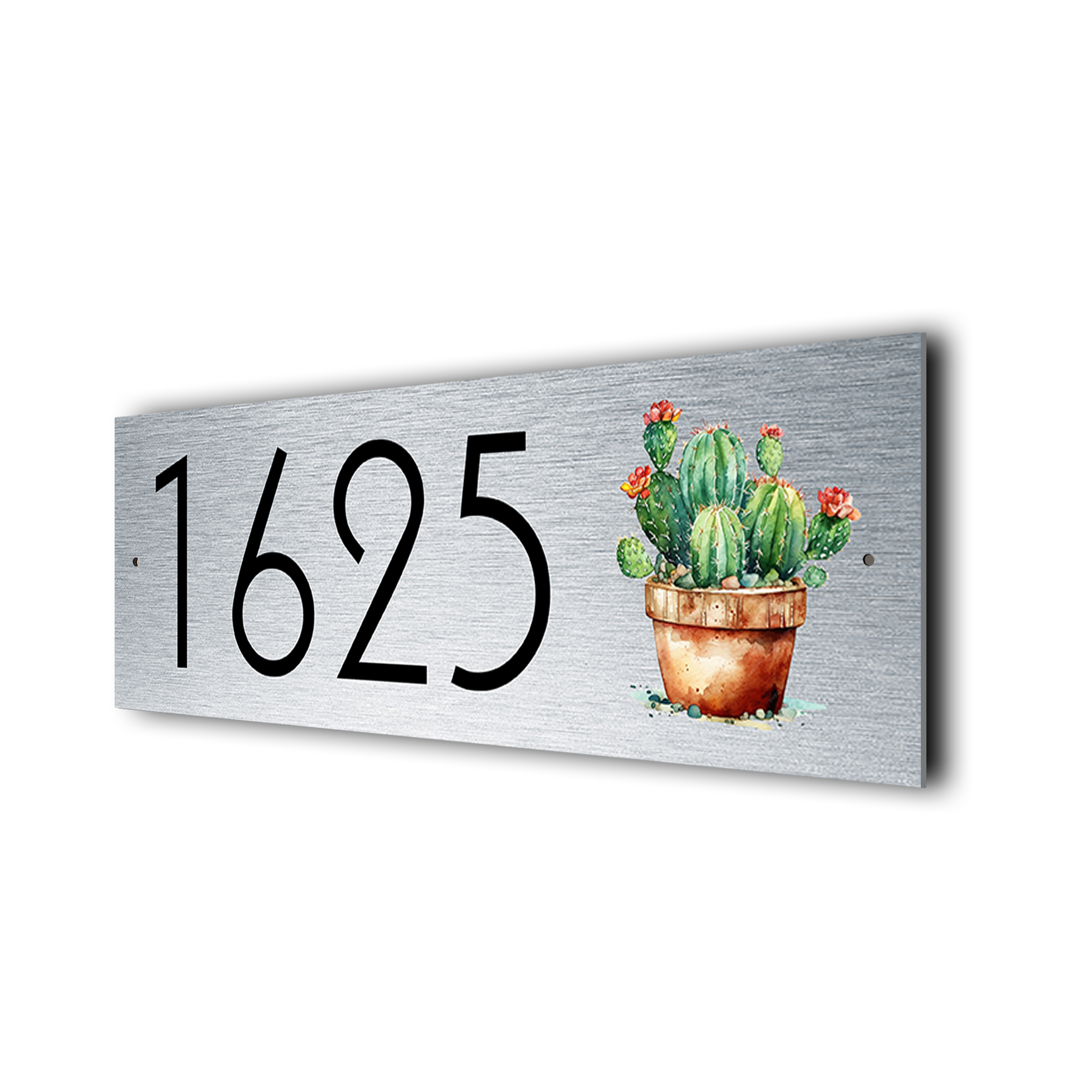 Cactus Address Sign