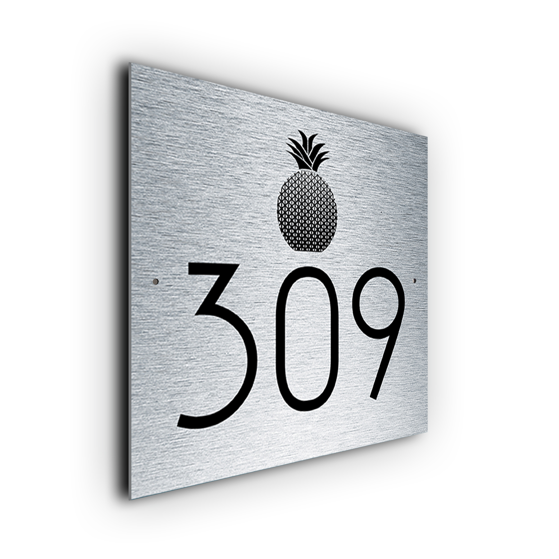 Custom Pineapple House Number Sign