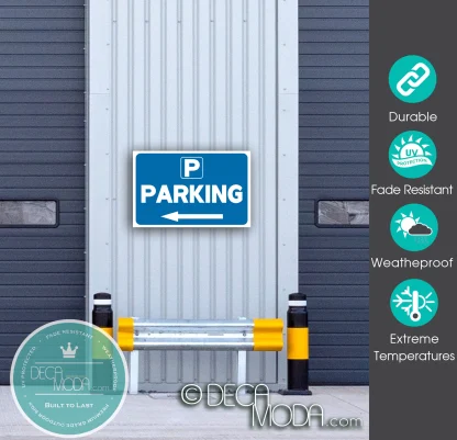 Outdoor Parking Directional Sign