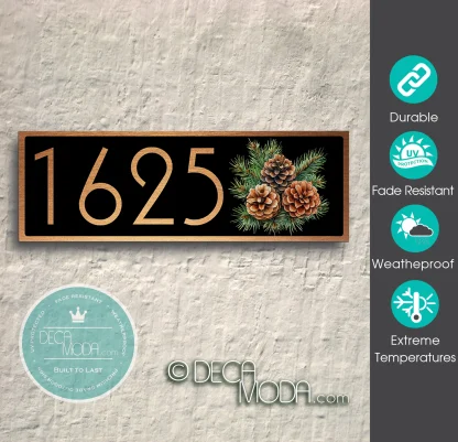 Pinecone Address Signs