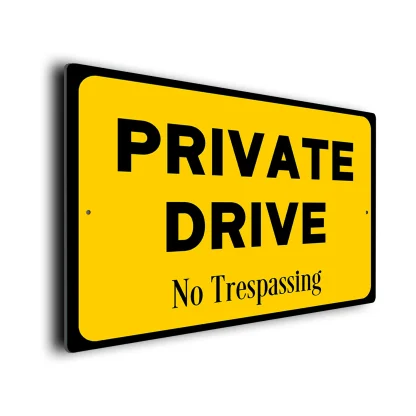 Private Drive Sign