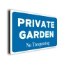 Private Garden Sign
