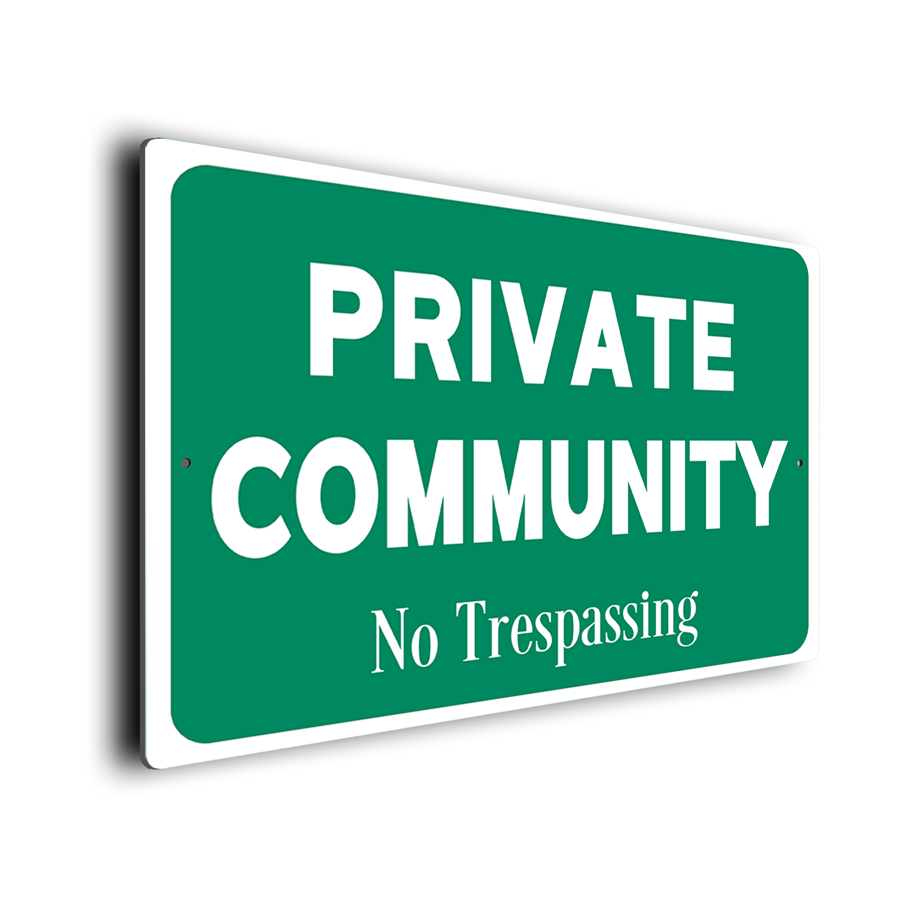 Private Community Sign