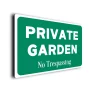 Private Garden Sign