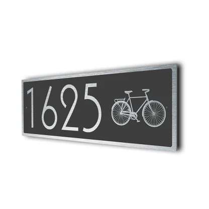 Bicycle Address Sign