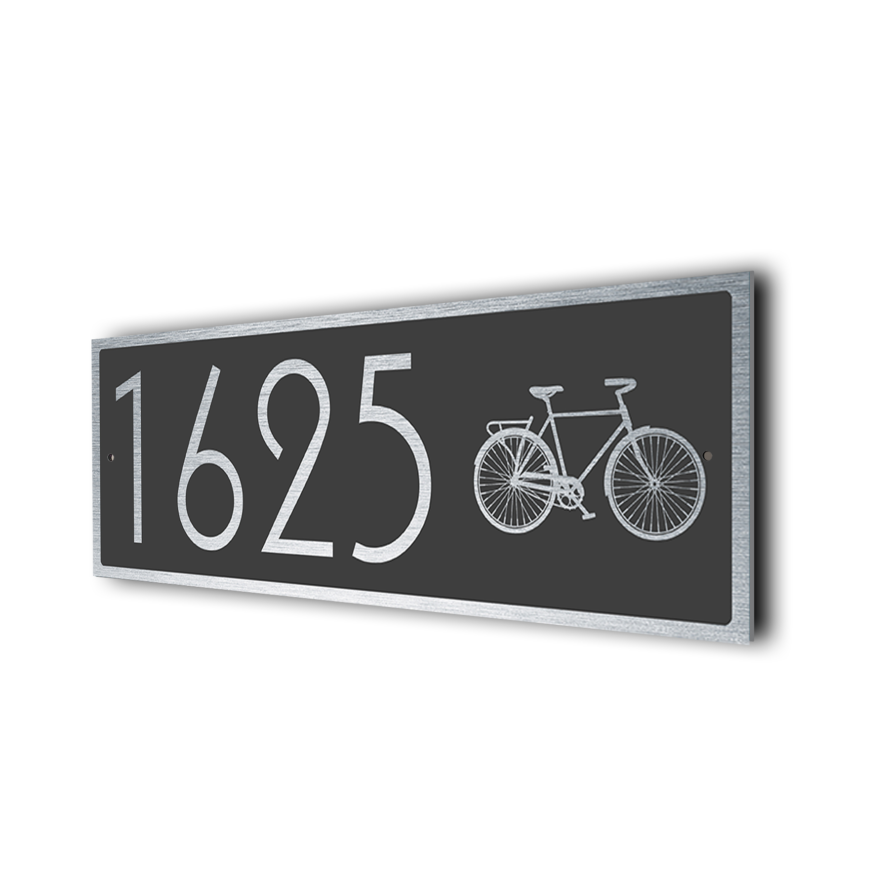 Bicycle Address Sign