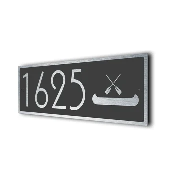 Canoe Address Sign