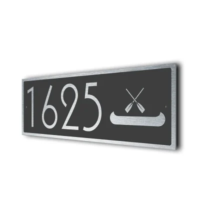 Canoe Address Sign