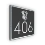 Dog House Number Sign