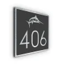 Marlin House Number Sign