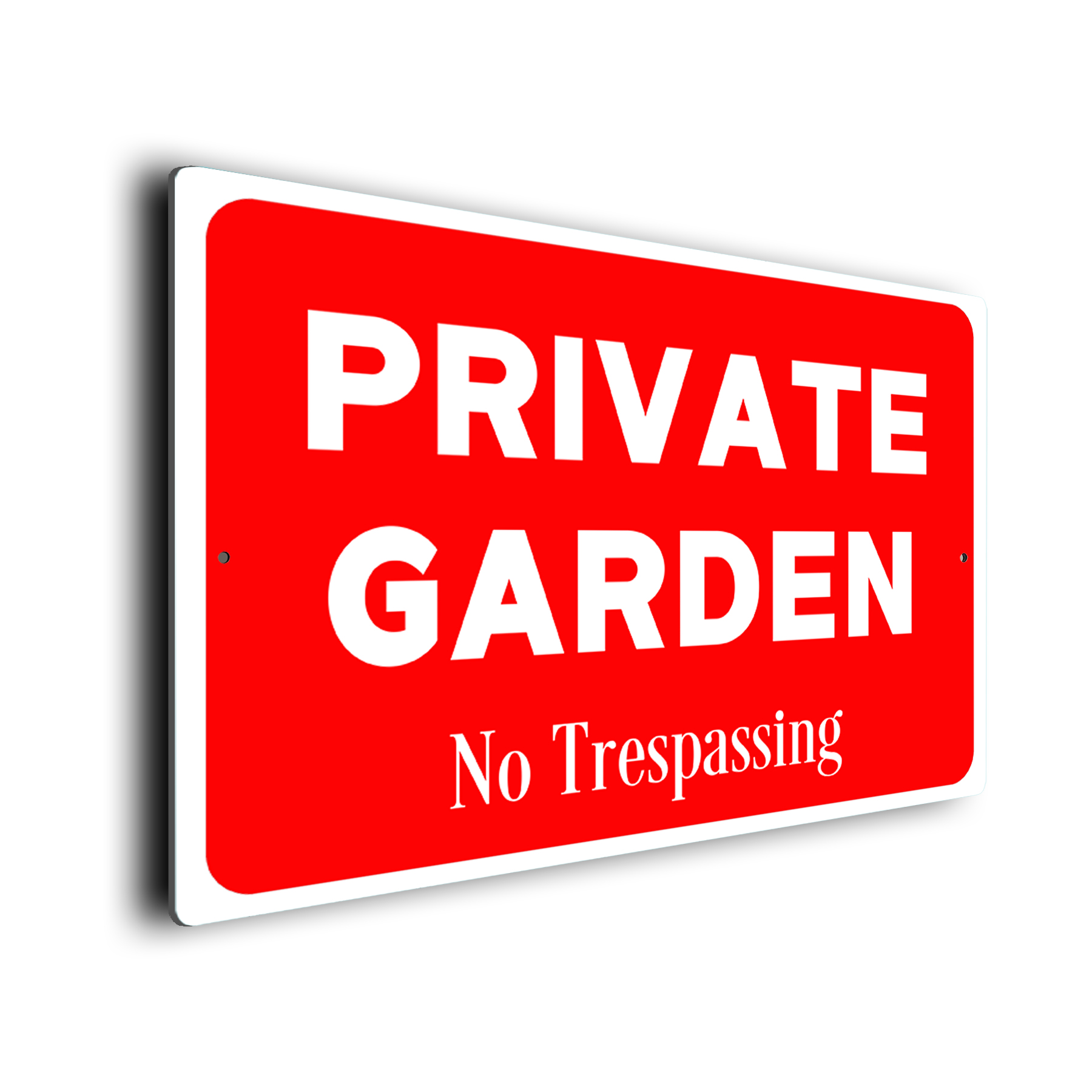 Private Garden Sign