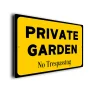 Private Garden Sign