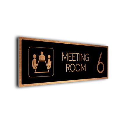 Meeting room Number Sign