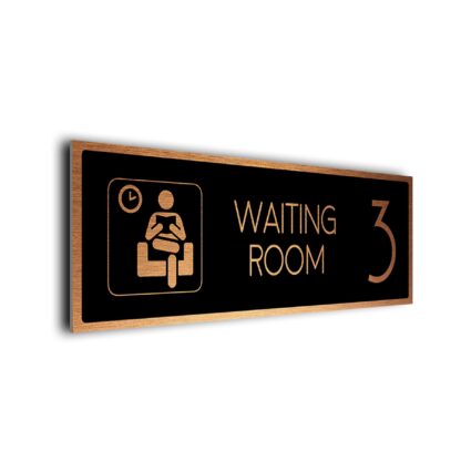 Waiting room Number sign