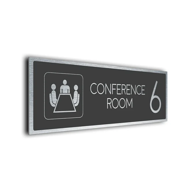 Modern Conference Room Sign Custom Conference room Sign