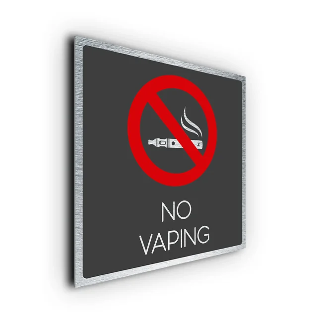 No Vaping Sign