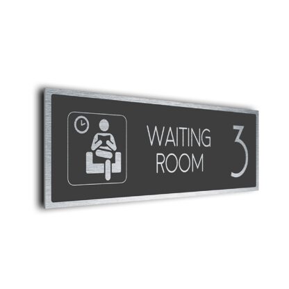 Waiting room Number sign