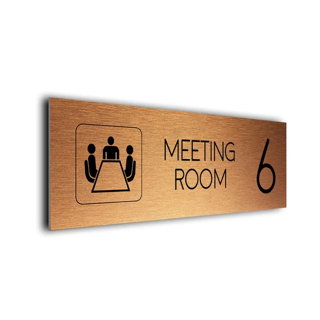 Personalized Meeting Room Sign Custom Meeting Room Sign
