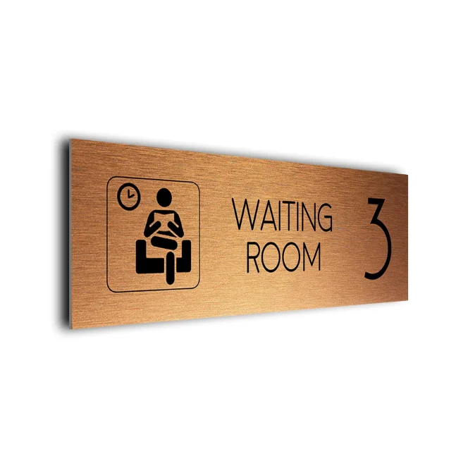 Personalized Waiting Room Sign Waiting room Number sign
