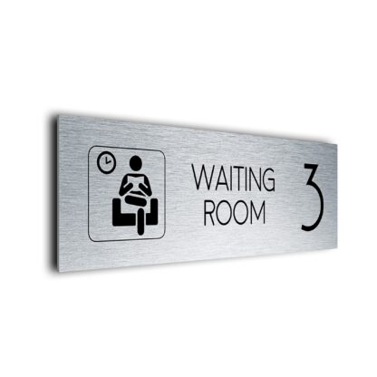 Waiting room Number sign