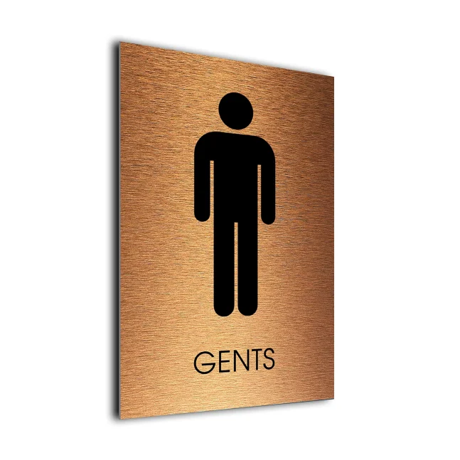 Gents Restroom Symbol Sign