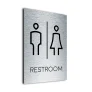 Modern Restroom Symbol Sign