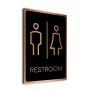 Modern Restroom Symbol Sign
