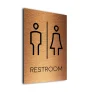 Modern Restroom Symbol Sign