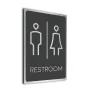 Modern Restroom Symbol Sign