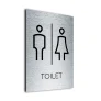 Modern Toilet Symbol Sign