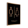 Modern Toilet Symbol Sign