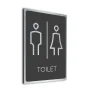 Modern Toilet Symbol Sign