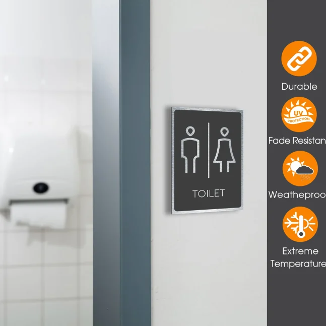 Modern Toilet Symbol Sign Modern Toilet Symbol Sign