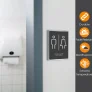Modern Toilet Symbol Sign