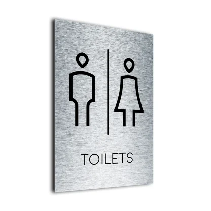 Modern Toilets Sign
