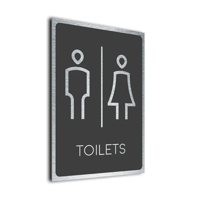 Modern Toilets Sign