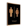 Traditional Toilet Symbol Sign