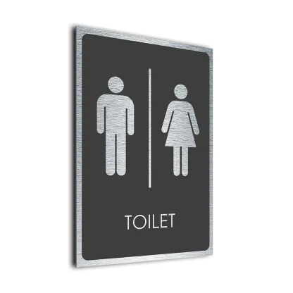 Traditional Toilet Symbol Sign