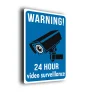 Warning 24 Hour Video Surveillance CCTV Sign