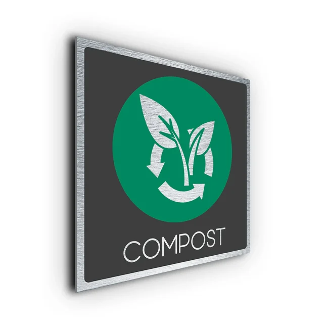 Compost Sign COM202-GS Compost sign