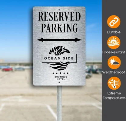 Reserved Parking Logo Sign